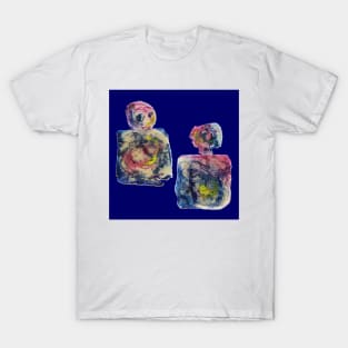 Feeling Blue - Mixed Media Abstract  Art 2 T-Shirt